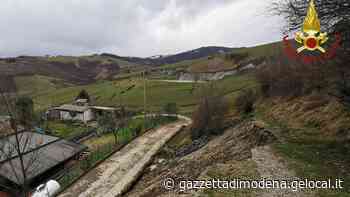 Maranello, frana in movimento a Madonna di Puianello - La Gazzetta di Modena