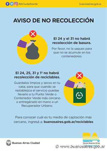 Se solicita no sacar la basura | Noticias - buenosaires.gob.ar