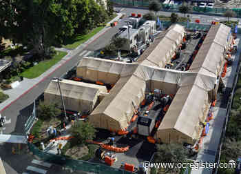 First patients move into mobile field hospital at UCI Medical Center - OCRegister
