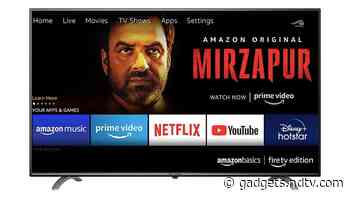 AmazonBasics Fire TV Edition Ultra-HD TVs Launched in India, Price Starts at Rs. 29,999 - Gadgets 360