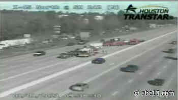 Houston traffic: All I-45 southbound main lanes shut down due to Montgomery County crash near Highway 242 - KTRK-TV