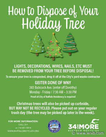 Buffalo garbage, recycling pickup scheduled for today moved to tomorrow