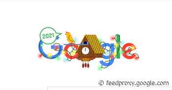 Google Doodle for New Year's Day goes a little cuckoo     - CNET