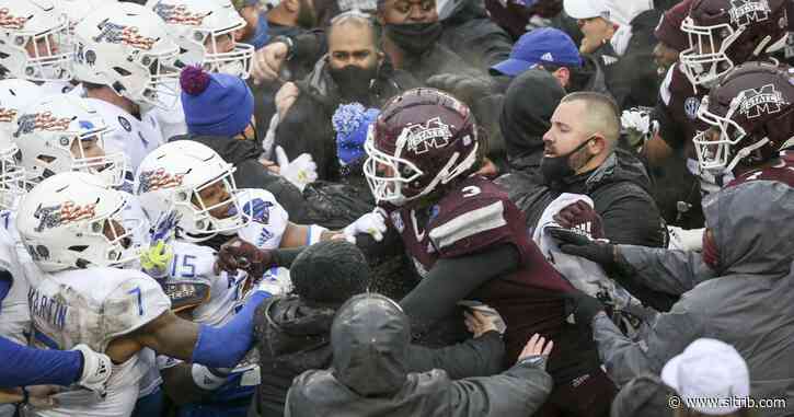 Mississippi State tops Tulsa in Armed Forces Bowl, brawl erupts