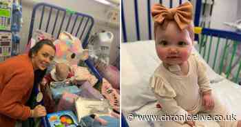 Baby faces six months in hospital after cancer diagnosis days before Christmas