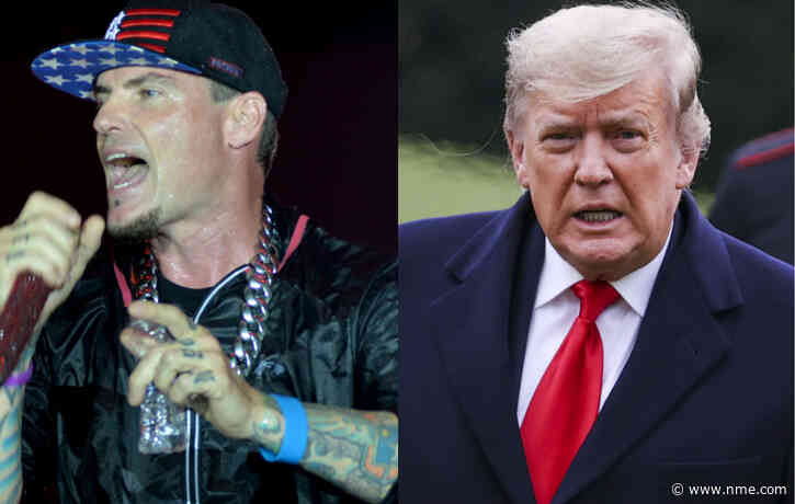 Vanilla Ice performs to largely maskless crowd at Donald Trump’s New Year’s Eve party