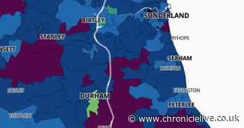 18 North East areas with the highest coronavirus infection rates