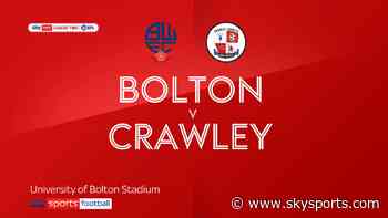 Bolton 0-1 Crawley: George Francomb earns victory in Reds' first win over Wanderers - Sky Sports