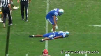 WATCH: This Kentucky DB's dramatic flop in the Gator Bowl will be tough to top in 2021