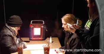 Minnesota restaurant owner has creative solution for outdoor dining:Fish houses