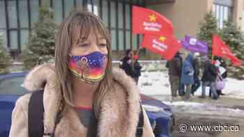 Scores of people protest conditions at Toronto care home after 60 deaths due to COVID-19