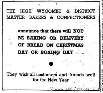 Some of the adverts that appeared in the BFP over the festive period in the 1940s - Buckinhamshire Free Press