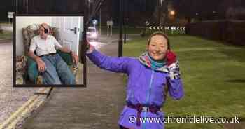 Woman runs 496 miles in memory of blind father-in-law who died aged 101
