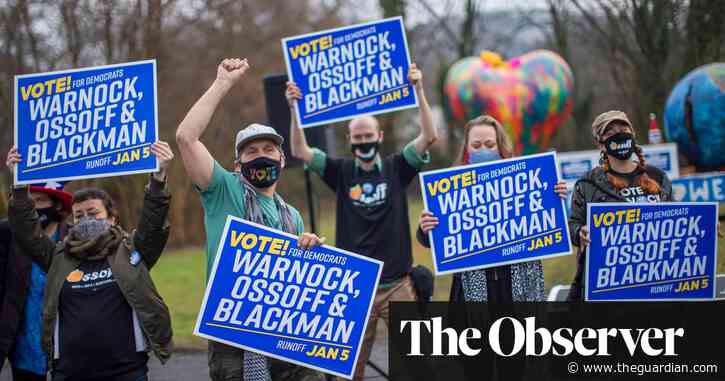 ‘This is a referendum’: US Senate on a knife-edge as Georgia runoffs loom