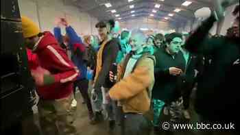 Illegal French New Year rave shut down