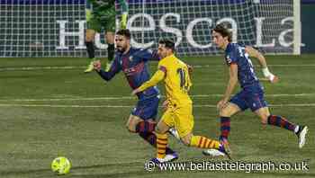 Lionel Messi returns to help Barcelona ease past rock-bottom Huesca