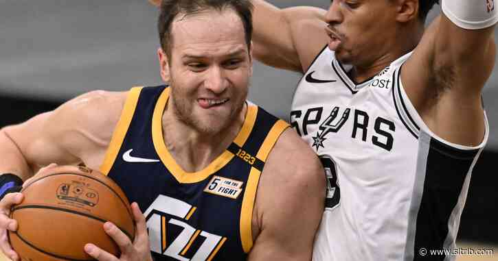 Utah Jazz’s 21 treys outweighed their 20 turnovers in win over Spurs, but they know they need to become ‘relentless’