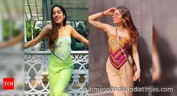 Janhvi or Khushi, who aced scarf top trend?