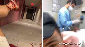 UFC's 'Platinum' Mike Perry Gets Foot Stitched Up After Concerning Bloody Incident