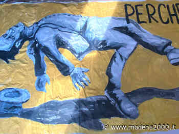 Modena, “9 gennaio, oggi”: un dipinto di sei metri a cura del Collettivo FX - Modena 2000