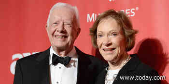 Jimmy Carter shares a sweet New Year's kiss with wife Rosalynn in viral photo