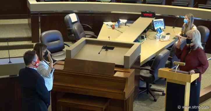 Mayor Jenny Wilson and three new Salt Lake County Council members sworn into office