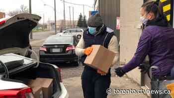 'This is how communities come together': Hand Up Toronto continues to feed the city with emergency hampers