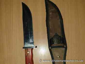 Man with hunting knife arrested in St Helens - St Helens Reporter