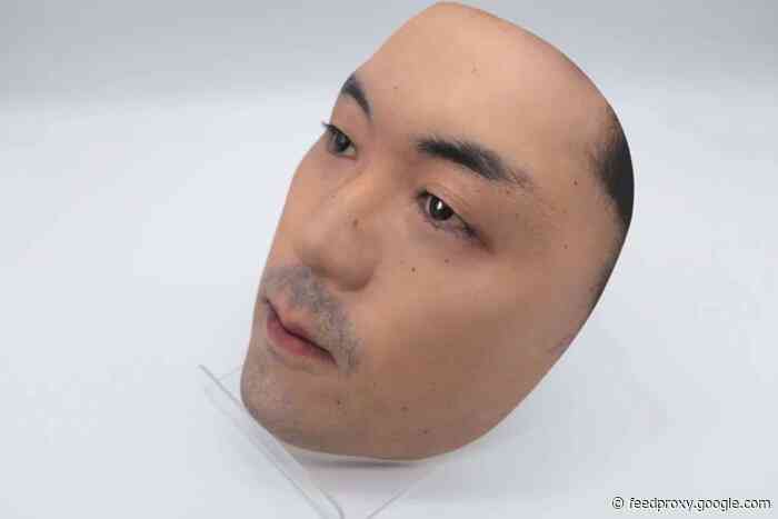 Hyperrealistic face masks by artist Shuhei Okawara