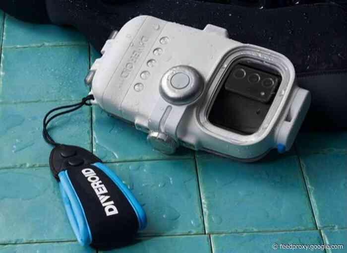 DIVEROID protects your smartphone under the waves