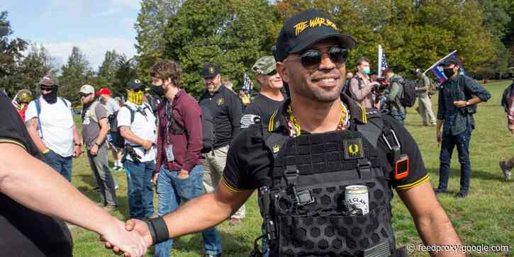 Proud Boys leader arrested in Washington, DC, on charges of destruction of property