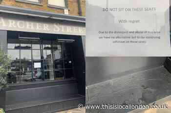 Bar creates sticky situation for street gatherers