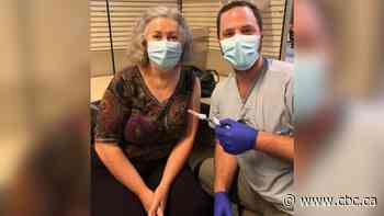 They can't hug yet, but this Hamilton doctor was able to vaccinate his own mother