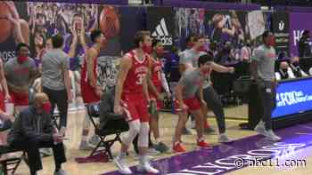 Boston University Terriers, Holy Cross Crusaders both wear masks during Tuesday's basketball game