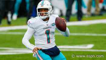 Tua is Dolphins' starting QB for 2021, GM says