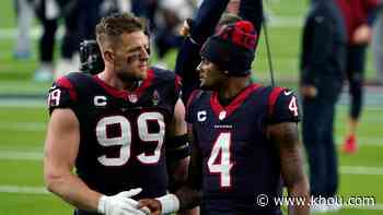 'I'm sorry': What J.J. Watt said to Deshaun Watson after final game of 2020 season - KHOU.com