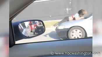 Watch: Woman Clings to Speeding Car to Save Stolen Dog in Houston - NBC4 Washington