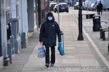 What Warrington looked like on the first day of lockdown 3