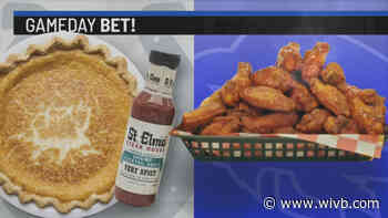 WATCH: Making a Bills-Colts bet with our friends in Indy