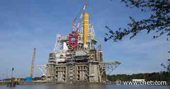 NASA plans to fire up its massive SLS moon rocket this month     - CNET