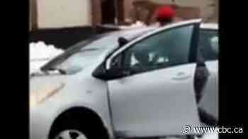 Porch pirate foiled by the most Canadian of anti-theft devices: A snowbank