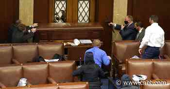 Mob storms Capitol halting election vote count     - CNET