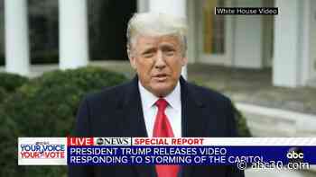 Trump, in video, tells 'very special' protesters to go home but keeps up false election attacks; Twitter flags it for 'risk of violence'