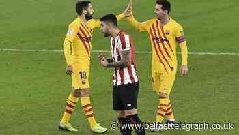 Lionel Messi strikes twice as Barcelona beat Athletic Bilbao