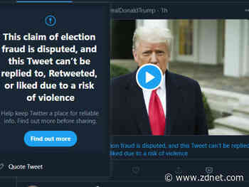 After inflammatory tweets, Twitter threatens Donald Trump with "permanent suspension"