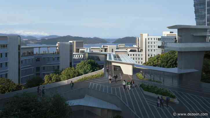 Zaha Hadid Architects designs student housing topped with rooftop walkway in Hong Kong