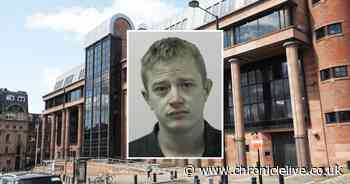 Thug who tried to bite girlfriend's nose off hit her so hard he broke his hand