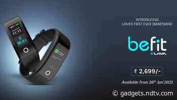 Lava BeFIT Fitness Band With SpO2 Monitoring Launched in India; Zup Phone Upgrade Programme Introduced