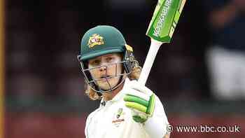 Australia v India: Will Pucovski hits 62 on debut in third Test