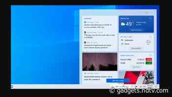 Microsoft Windows 10 Taskbar Gets News and Interests Widget for Insider Members: All the Details